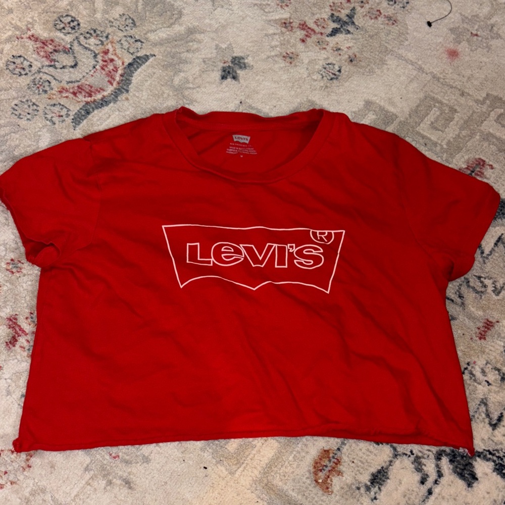 Levi's Red Crop Top